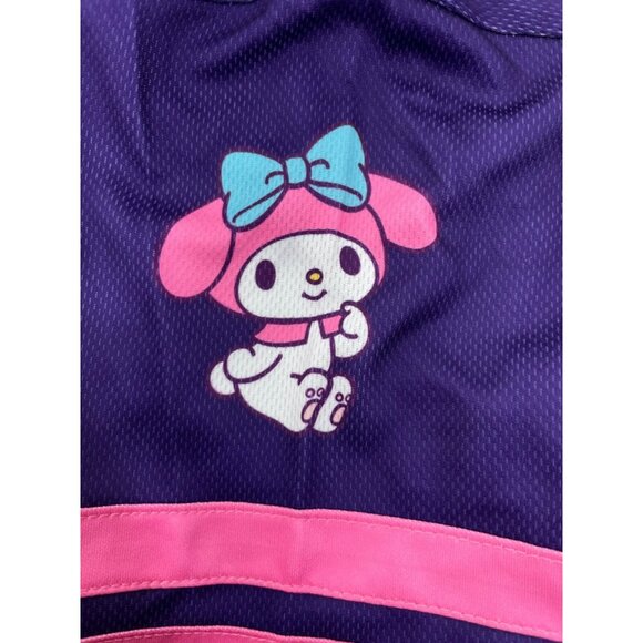 Women's Hello Kitty My Melody & Kuromi Graphic Football Skimmer Jersey Large - Picture 8 of 14